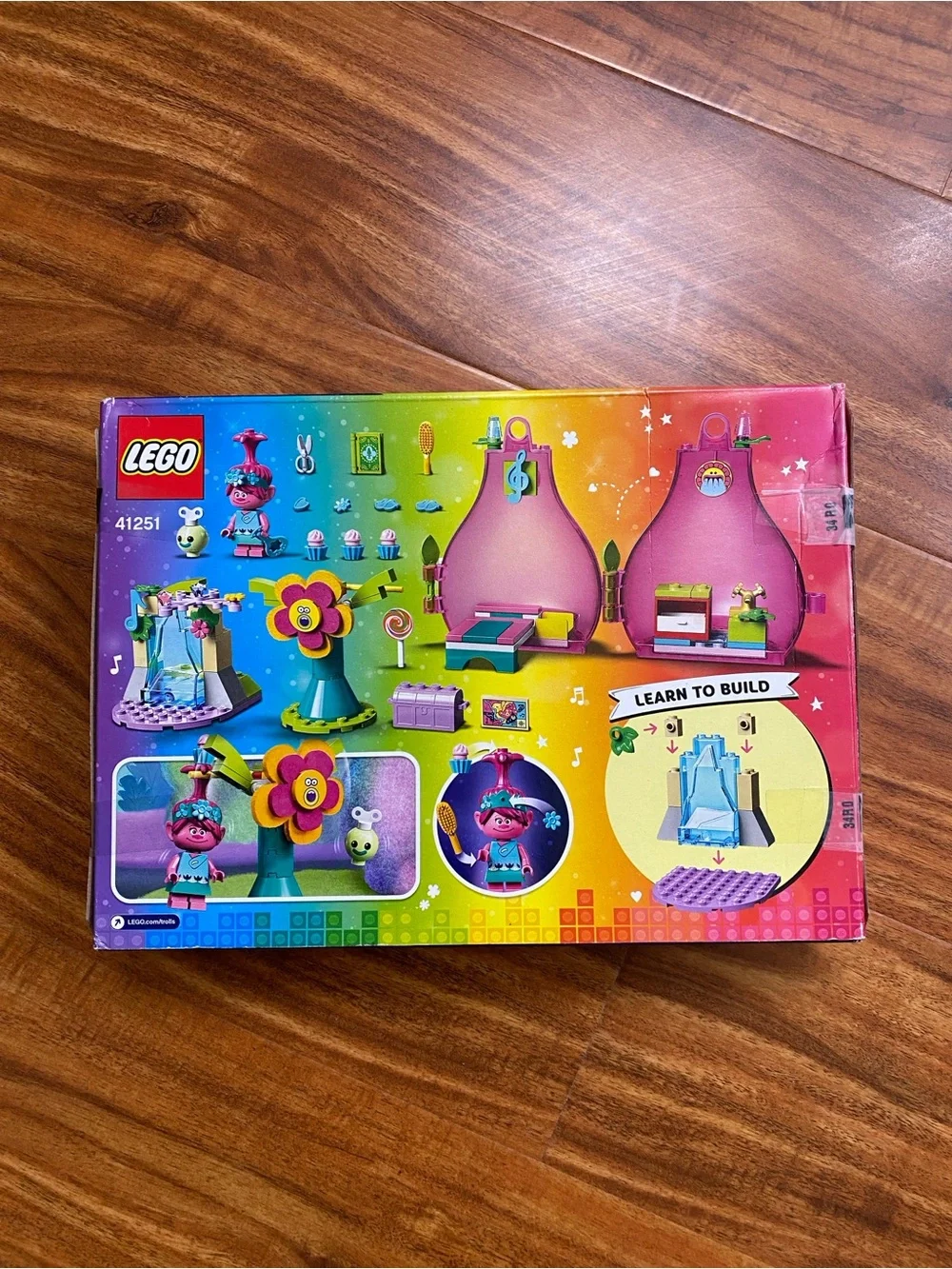 NWOT Open Box Lego x Trolls World Tour 41251 Poppy's Pod Set Age 4+ Collectible